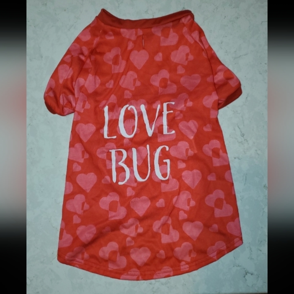 Woof Love Bug Dog Tee